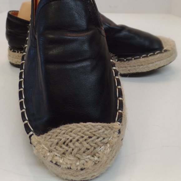 Chase + Chloe Shoes - CHASE & CHLOE Sierra Black Espadrilles Slip On Loafers Sz 8.5.  Pre Ownd